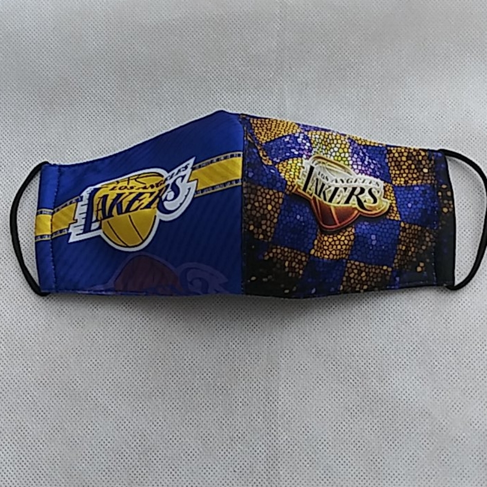 Los Angeles Lakers face mask with filter inside